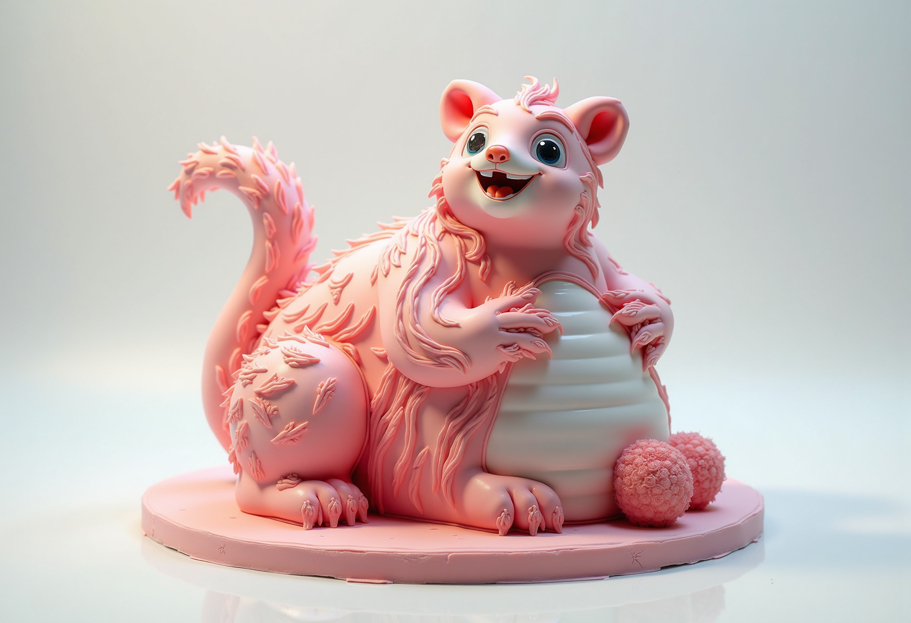 Sculpted novelty cake
