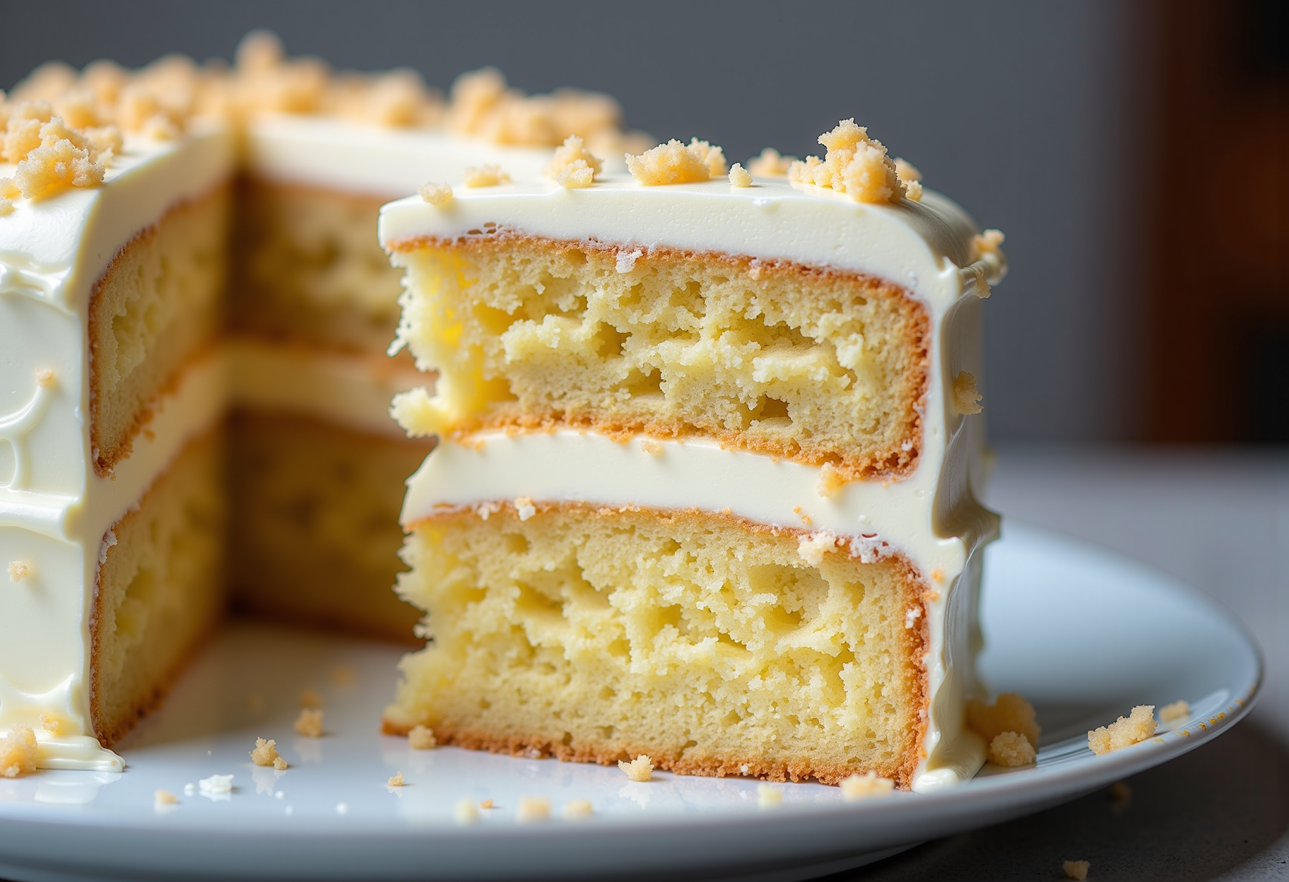 Cut-cake layers